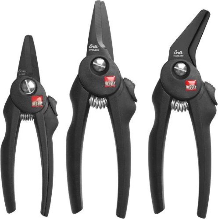 BESSEY COMBI-SET-A, Aktionsset mit 3 Combi-Scheren, Haushaltsschere, Allesschneider, Multifunktionsschere, COMBI-SET-A