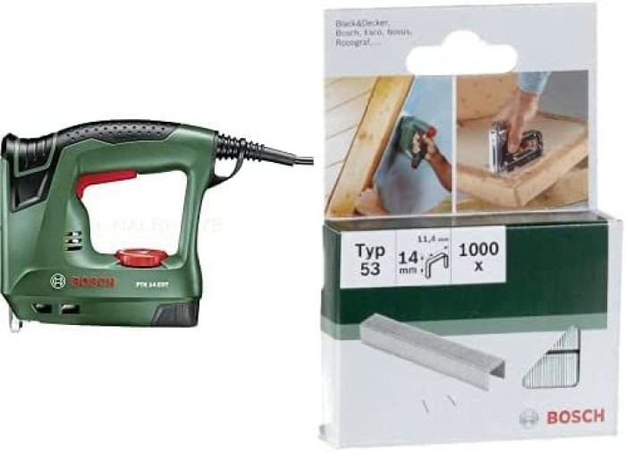 Bosch Elektrotacker PTK 14 EDT + 1000 Klammern  0603265500