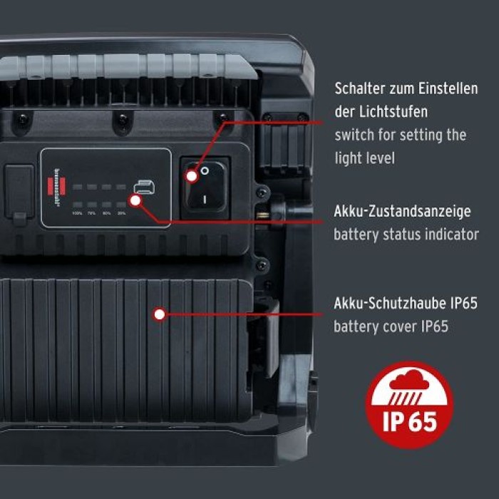 Brennenstuhl Multi Battery LED Akku Baustrahler 4000 MA 1173140400