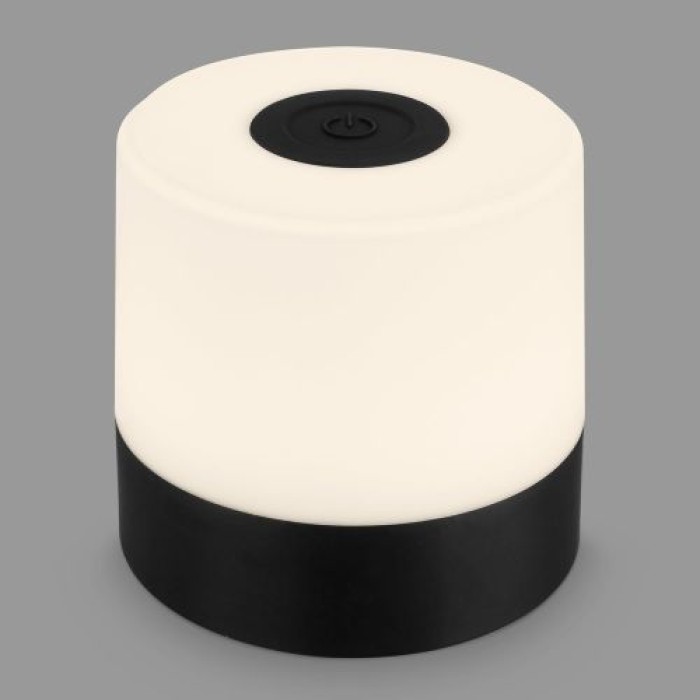 BRILONER LED Akku-Tischleuchte, 7 cm, Touch, 2W, 150lm, schwarz, 7461015