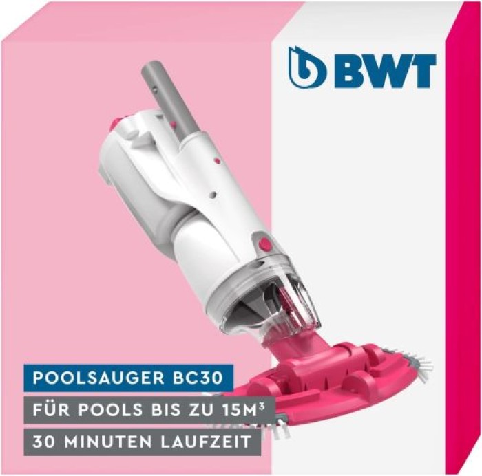 BWT Poolsauger BC30, Pools bis 15 m³, kabelloser Betrieb, ohne Teleskopstange, 125300417