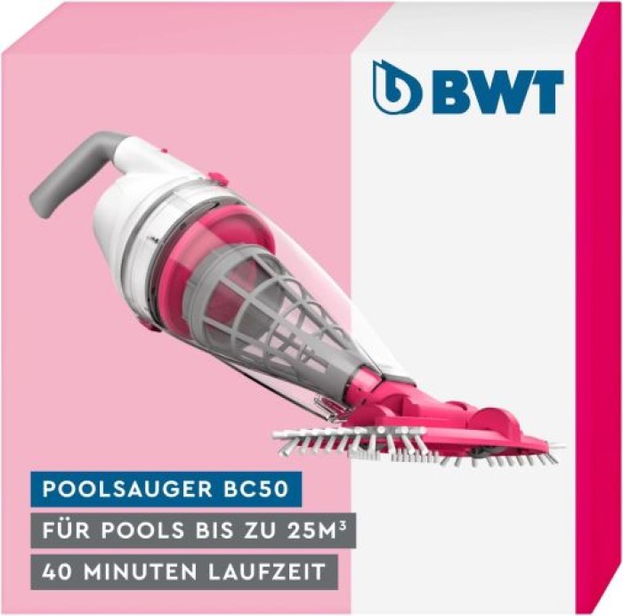 BWT Poolsauger BC50, für Pools bis Zu 25 m³, kabelloser Betrieb, 125300418