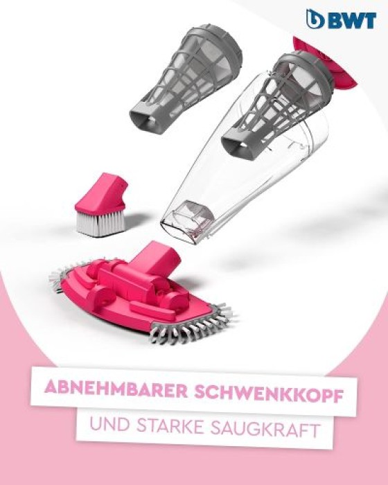 BWT Poolsauger BC50, für Pools bis Zu 25 m³, kabelloser Betrieb, 125300418