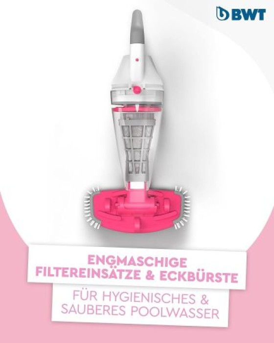 BWT Poolsauger BC50, für Pools bis Zu 25 m³, kabelloser Betrieb, 125300418
