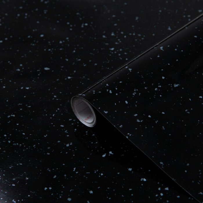 d-c-fix Klebefolie Black Granite, 67,5 x 200 cm, selbstklebende Deko-Folie für Möbel, F3468180