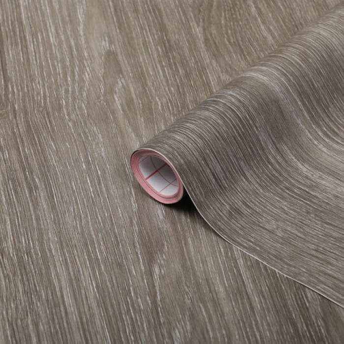 d-c-fix Klebefolie Sheffield Oak Perlgrau, 90 cm x 2,1 m, selbstklebende Deko-Folie für Möbel, F3465350