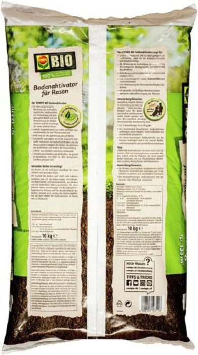 COMPO BIO Bodenaktivator für Rasen, 10 kg, 20311