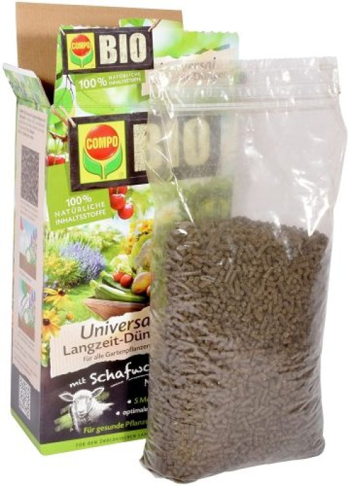 Compo Bio Universal Langzeit-Dünger mit Schafwolle 2 kg Single 20273