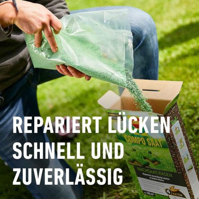 COMPO SAAT Nachsaat-Rasen, 1 kg, für 50 m², 13883