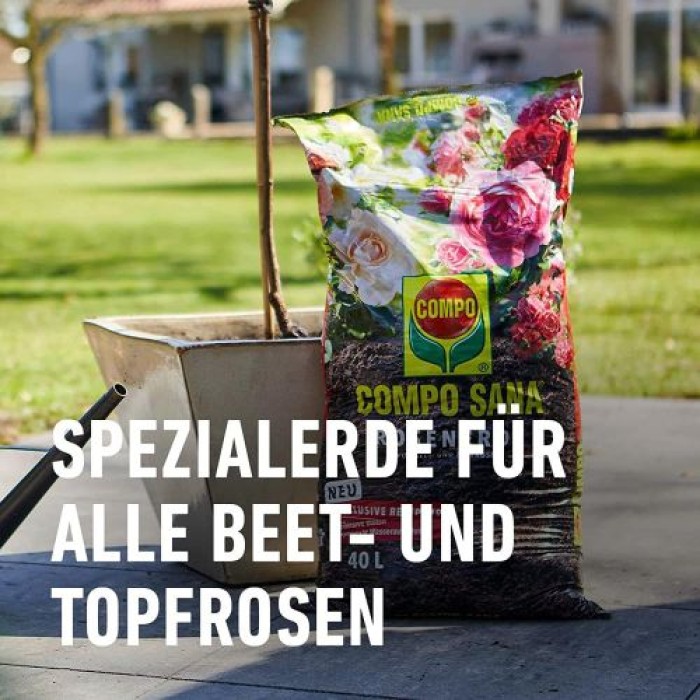 Compo SANA Rosenerde, für alle Beet- und Topfrosen, 20 Liter, 11631