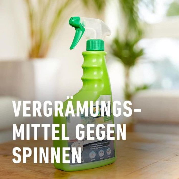 COMPO Spinnen-Raus, Vergrämungsmittel zum Vertreiben von Spinnen, Natürlicher Wirkstoff, 750 ml, 23024