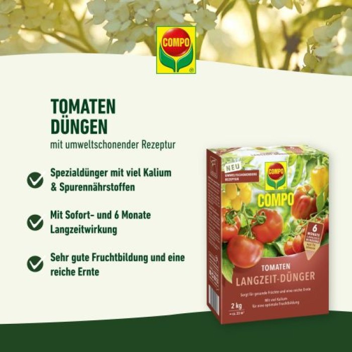 Compo Tomaten Langzeit-Dünger 850g, 26052