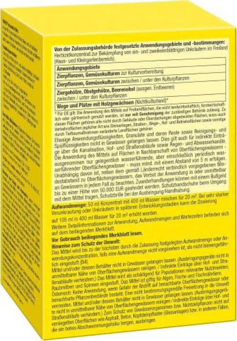 Compo VOROX Unkrautfrei Ultra 250 ml - Hochwirksamer Unkrautvernichter, 27939