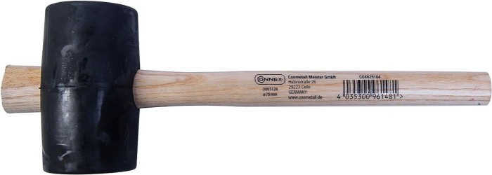 Connex Gummihammer mit Holzstiel, COX625104