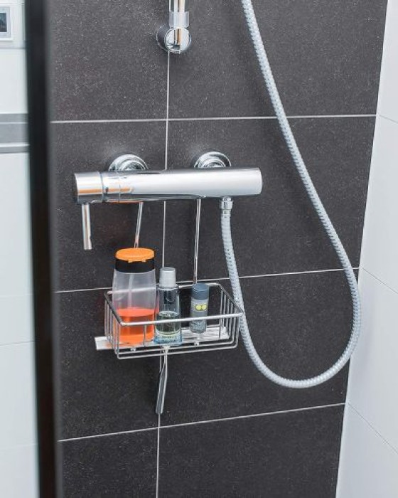 Cornat Einhänge-Duschkorb - Zum Einhängen an der Wandarmatur in Dusche & Badewanne, T340201