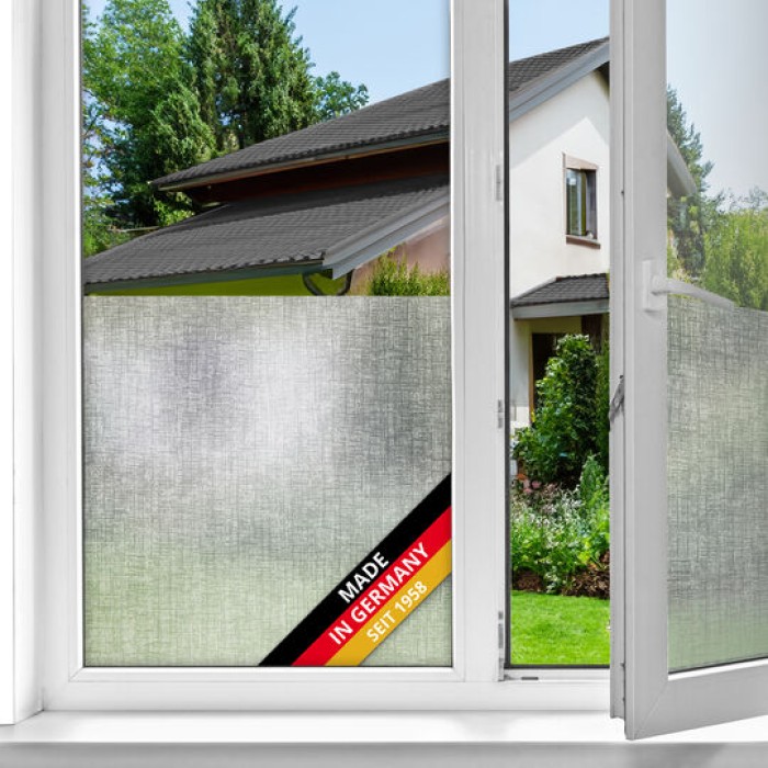 d-c-fix Fensterfolie static Lynn, 45 cm x 1,5 m, selbstklebende blickdichte Sichtschutzfolie, F3380020