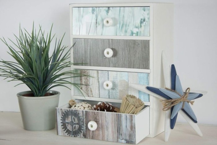 d-c-fix Klebefolie Rio Ocean, 67,5 cm x 2 m, selbstklebende Deko-Folie für Möbel, F3468131