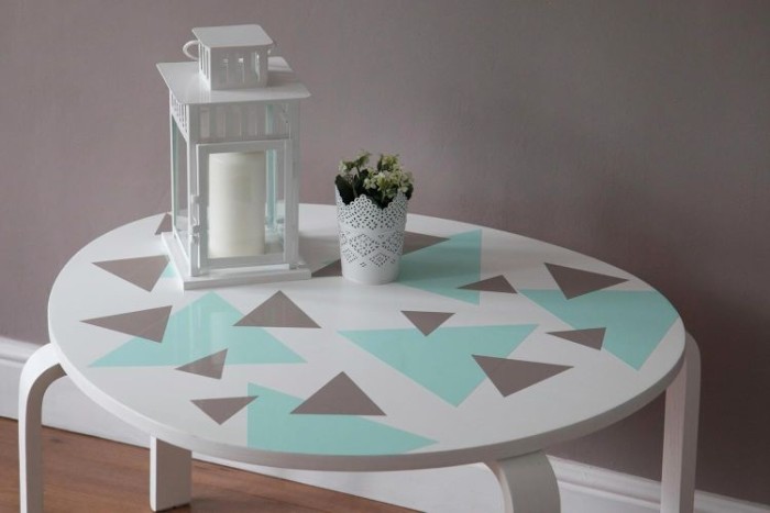 d-c-fix Klebefolie Uni Lack mint, 45 cm x 2 m, selbstklebende Deko-Folie für Möbel, F3460665