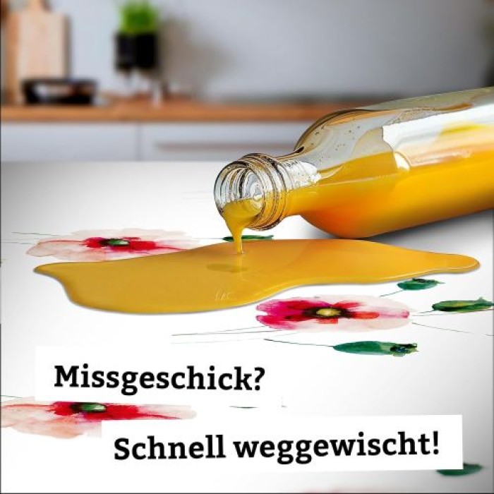 d-c-fix Tischdecke PVC-frei Poppyfield, 220 cm x 150 cm, eckig, F2361053