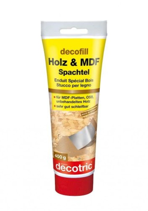 Decofill Holz und MDF Spachtel 400g, MDF-braun, 34401001