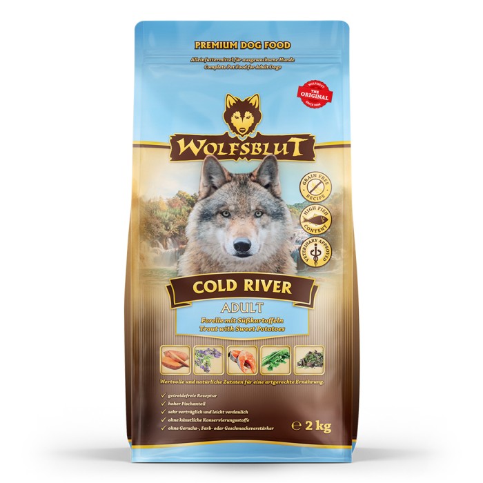 Wolfsblut Cold River Adult, Trockenfutter, 2 kg, WB762535