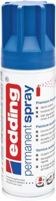 Edding Permanent Spray, Acryllack, 903 Enzianblau Matt 200 ml, 95660