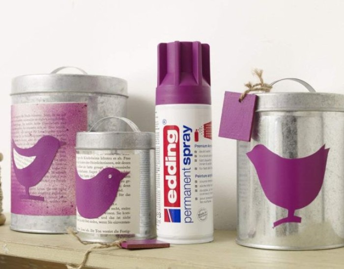 Edding Permanent Spray, Acryllack, 910 Beere Matt 200 ml, 95674