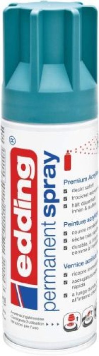 Edding Permanent Spray, Acryllack, 911 Petrol Matt 200 ml, 95676