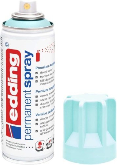 Edding  Permanent Spray, Acryllack, 916 Pastellblau Matt 200 ml, 95686
