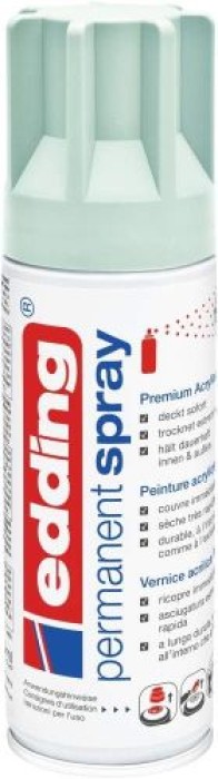 Edding Permanent Spray, Acryllack, 928 Mild Mint Matt 200 ml, 497411
