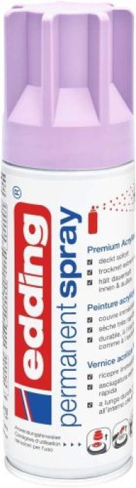 Edding Permanent Spray, Acryllack, 931 Hell Lavendel Matt 200 ml, 497419