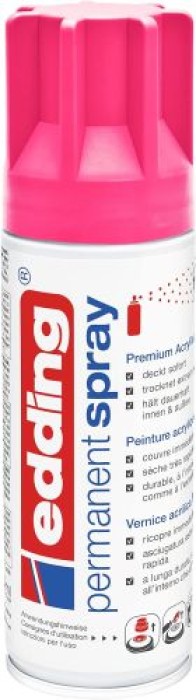 Edding Permanent Spray, Acryllack, 969 Neonpink Matt 200 ml, 504886