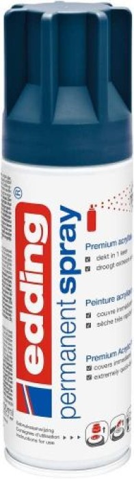 Edding Permanent Spray, Acryllack, Elegant Nachtblau Matt 200 ml, 500192