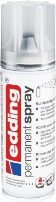 Edding Permanent Spray Kunststoffgrundierung, Farblos 200 ml, 95644
