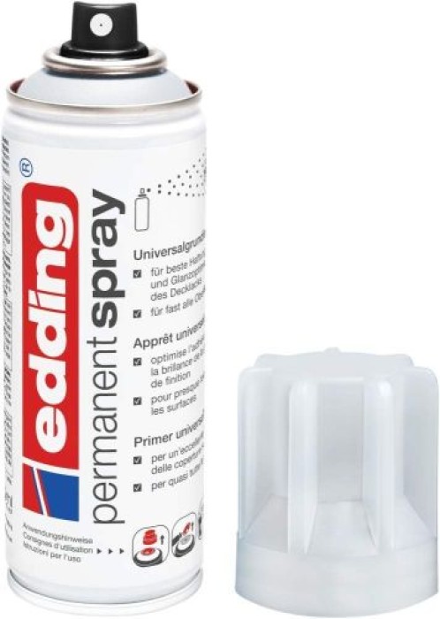 Edding Permanent Spray, Universalgrundierung Grau 200 ml, 95640
