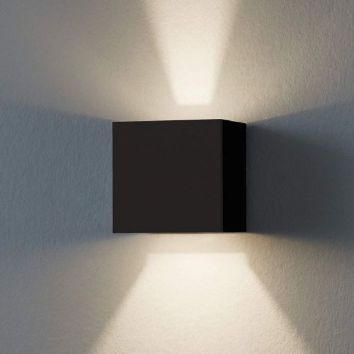 EGLO LED Außen-Wandlampe Calpino, 2 flammige Außenleuchte, Alu, Anthrazit, 97242