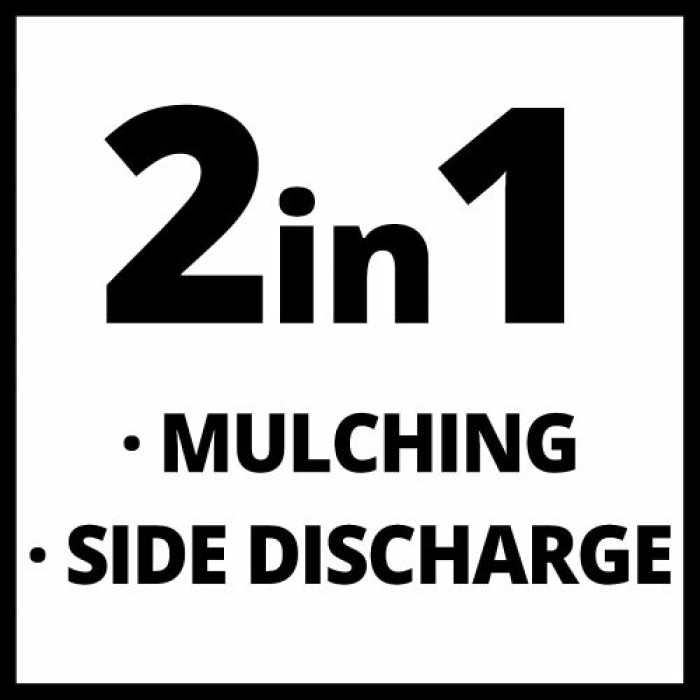 Einhell Akku-Rasenmäher GE-CM 36/48 Li M-Solo Power X-Change (36 V, 48 cm Schnittbreite, bis 1000 m², Brushless, Mulchrasenmäher, 30-75 mm Schnitthöhe, ohne Akku) ohne Akku und Ladegerät 3413054