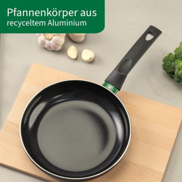 Fackelmann Chefkoch Aluminium-Pfanne Bielefeld Ø24 cm, mit Keramik-Antihaft-Beschichtung, 23364