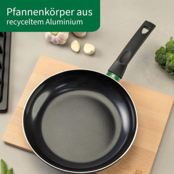 Fackelmann Chefkoch Aluminium-Pfanne Bielefeld Ø28 cm, mit Keramik-Antihaft-Beschichtung, 23365
