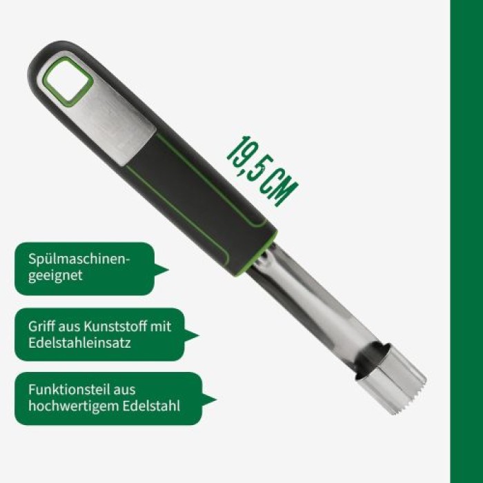 Fackelmann Chefkoch Apfelentkerner Premium – Müheloses Entfernen von Kernen, 23119