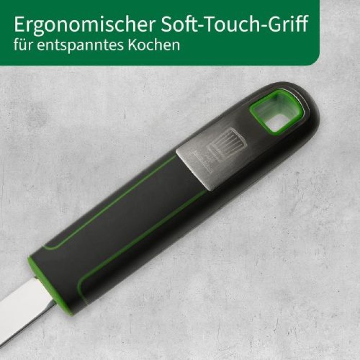Fackelmann Chefkoch Brat- und Backpinsel Premium – Zum Einpinseln von Marinaden & Soßen, 24,5 cm, 23114