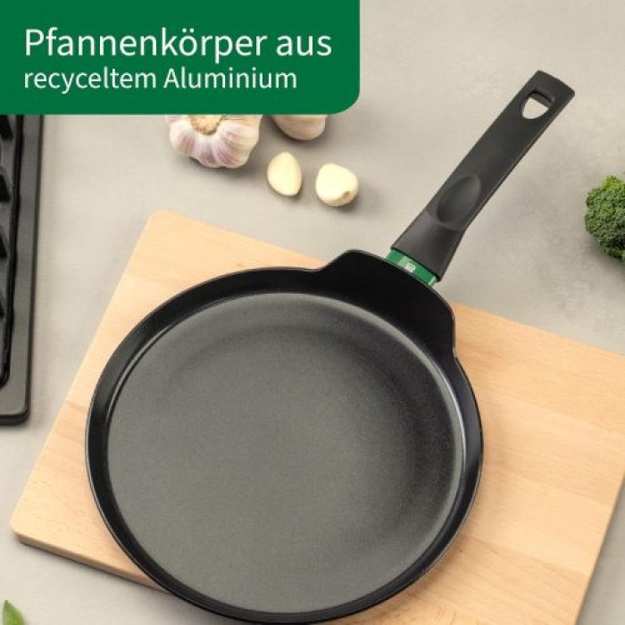 Fackelmann Chefkoch Crepe-Pfanne, Ø26 cm, Bielefeld mit Keramik-Antihaft-Beschichtung, 23367