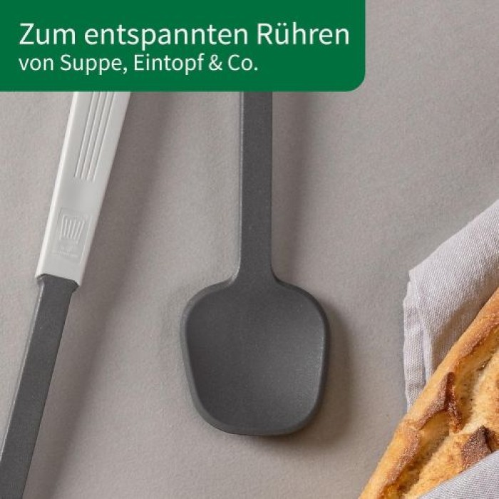 Fackelmann Chefkoch Kochlöffel Köln – Hochwertig, hitzebeständig und umweltfreundlich, 30 cm, 23521