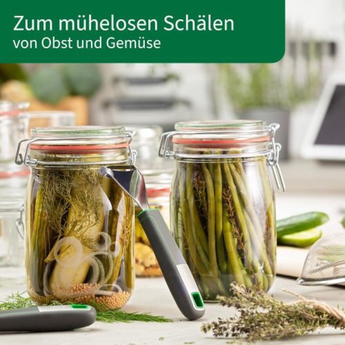 Fackelmann Chefkoch Ziehschäler Premium – Rostfreier Edelstahl, 23118
