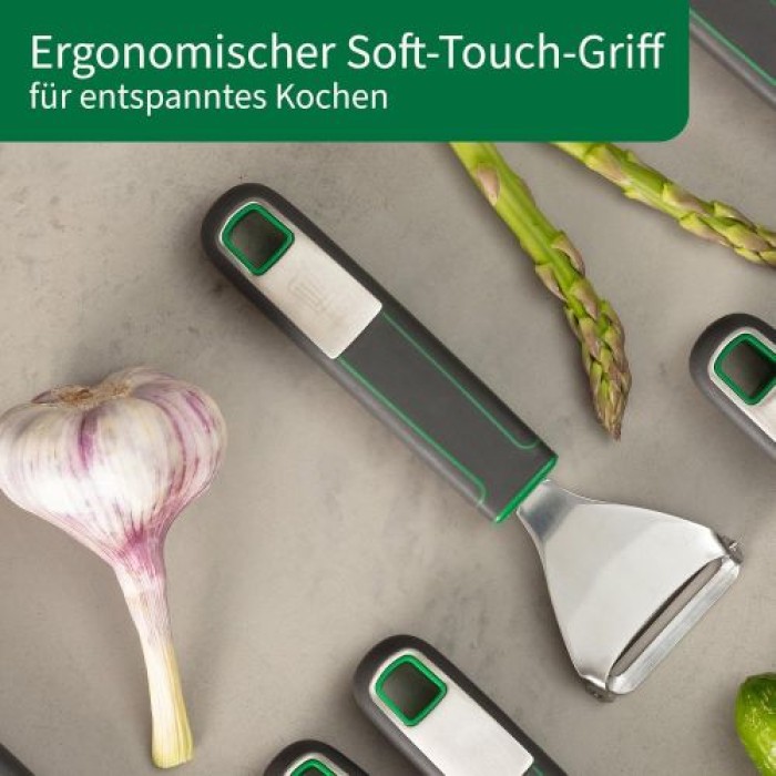 Fackelmann Chefkoch Ziehschäler Premium – Rostfreier Edelstahl, 23118