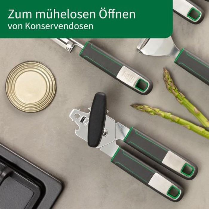 Fackelmann Dosenöffner Premium – Schneidrad für ein einfaches Öffnen von Dosen & Konserven, 23116