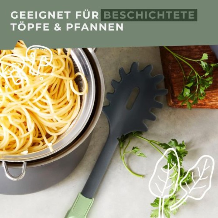 Fackelmann Spaghettilöffel Ecolution, 31,5 cm, 33064