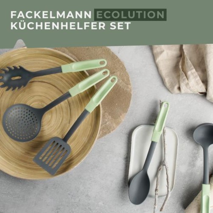 Fackelmann Spaghettilöffel Ecolution, 31,5 cm, 33064