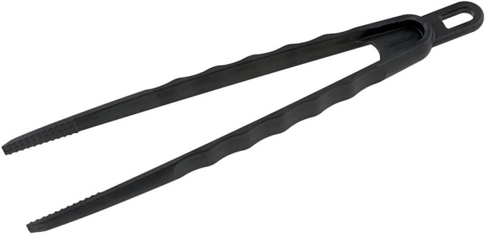 Fackelmann Steakpinzette zum feinen Greifen und Wenden – für Fleisch und Steak, 40197