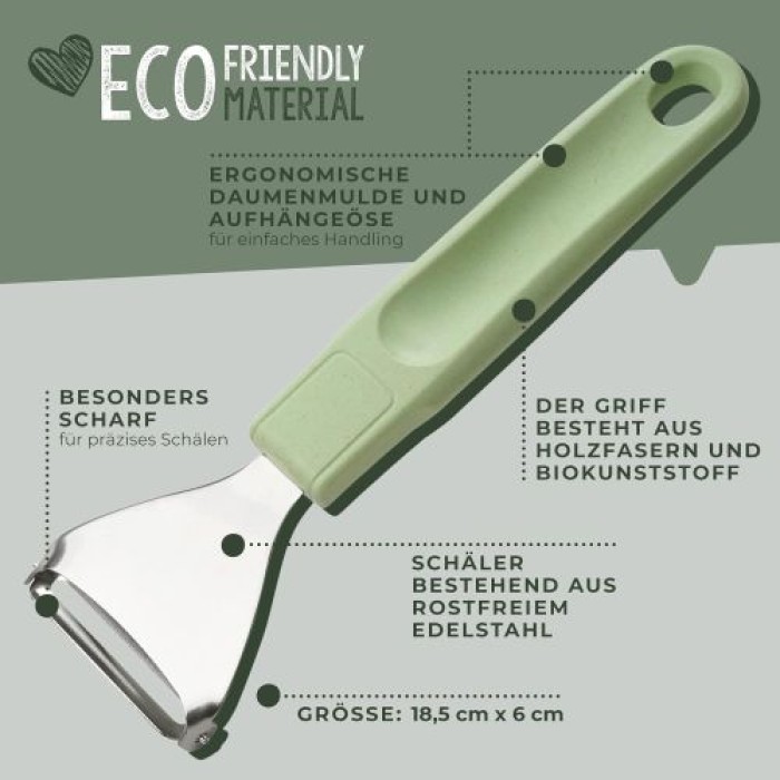 Fackelmann Ziehschäler Ecolution, 18cm, 33073